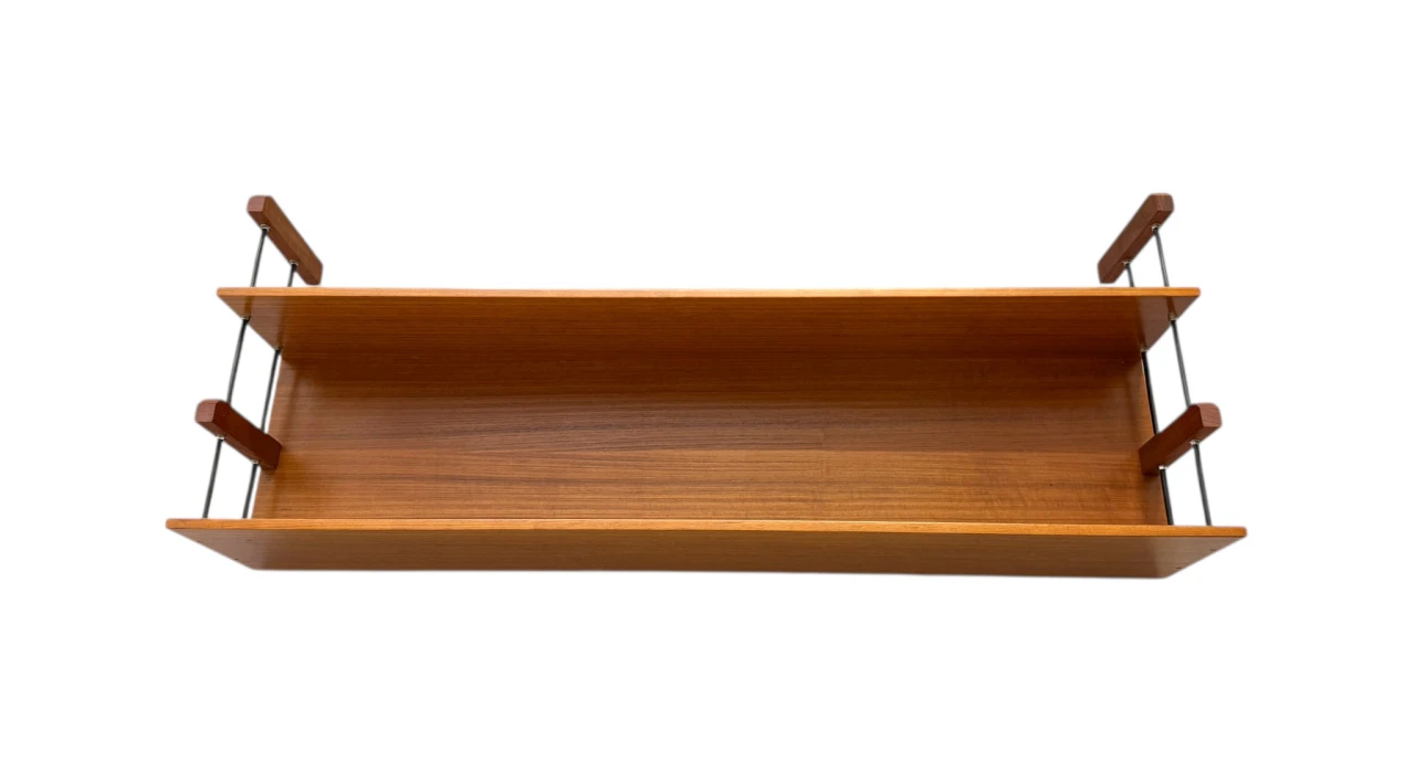 Mid-Century Modern Wall Mounted Shelf by Walter Wirtz for Wilhelm Renz, 1960s